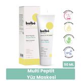 Bolbe Dolgunlaştırıcı, Onarıcı ve Elastikiyet Arttırıcı Multi Peptit Kompleksli Krem Yüz Maskesi 50