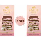 Bolçi Angel Hair Antep Fıstık Dolgulu ve Pişmaniyeli Sütlü Çikolata 170 G (2 Adet) - 170 gr