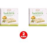 Bolçi Antep Fıstıklı Baklava Parçacıklı Beyaz Tablet Çikolata 70G (2 Adet) - 70 gr
