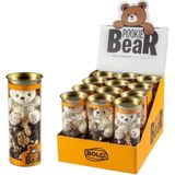 Bolçi Pookie Bear Çikolata 100g Sevimli Ayıcık Temalı Badem Gianduja Dolgulu Sütlü Çikolata - 100 gr