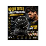 BOLD Güçlü Tutuş Mat Wax 150 ml | Doğal Görünüm Erkek Saç Şekillendirici, Uzun Süre Kalıcı Hair Wax