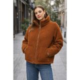 Bold Icon Kadın Oversize Teddy Peluş Mont