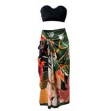 Bolder Lana-Bahar Desen Pareo Iç Göstermeyen Parlak Kumaş-95cm*145cm
