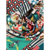 Bolder Lion Scarf Uzun Fular 70*70 cm - Yeşil