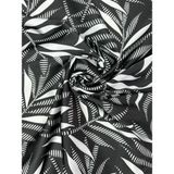 Bolder Scarf Black-White Fular 70*70 cm - Siyah - Beyaz