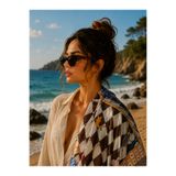 Bolder Scarf Brown City Fular 70*70