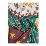 Bolder Scarf Brown/green City Fular 70*70