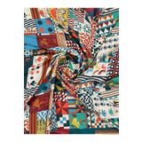 Bolder Scarf Karışık Desen Fular 45*100 Cm