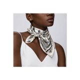 Bolder Scarf Narçiçeği Kadın Tekrenk Seri Fular