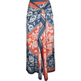 Bolder Vivian Bluered Etnik 145*100 cm (Iç Göstermez) Pareo - Standart - Mavi - Kırmızı