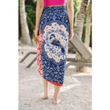 Bolder Vivian Bluered Etnik 145*100 cm (İÇ GÖSTERMEZ) Pareo