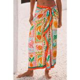 Bolder Vivian Madagascar Oranj 145*100 cm (İÇ GÖSTERMEZ) Pareo