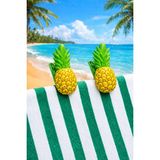 Boldy 2'li Ananas Figürlü Şezlong Mandalı - Plaj Mandalı - Halı Mandalı - Havlu Sabitleyici - Ananas Havlu Mandalı - Havlu Tutucu Mandal - Sahil Havlu Mandalı - Renkli