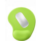 Boldy Bilek Destekli Mouse Pad - Kesik Kaymaz Mouse Ped - Fare Pedi - Kesik Oval Mouse Pedi - Oval Kesik Mousepad - Fıstık Yeşili