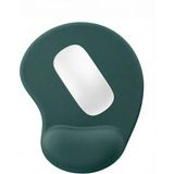 Boldy Bilek Destekli Mouse Pad - Kesik Kaymaz Mouse Ped - Fare Pedi - Kesik Oval Mouse Pedi - Oval Kesik Mousepad - Orman Yeşili