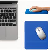 Boldy Bilek Destekli Mousepad - Kaymaz Mouse Ped - Fare Pedi - Dikdörtgen Mouse Altlığı - Dikdörtgen Mousepad - Mouseped - Saks Mavi