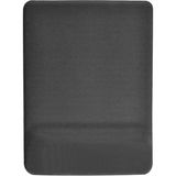 Boldy Bilek Destekli Mousepad - Kaymaz Mouse Ped - Fare Pedi - Dikdörtgen Mouse Altlığı - Dikdörtgen Mousepad - Mouseped - Siyah