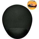 Boldy Bilek Destekli Mousepad - Kaymaz Mouse Ped - Fare Pedi - Oval Mouse Altlığı - Oval Mousepad - Mouseped - Siyah