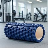 Boldy Foam Roller - Egzersiz Rulosu - Pilates Roller - Masaj Rulosu - Spor Isınma Roller - Masaj Roller - Orta Sert Masaj Köpüğü 33X14 Cm. - Lacivert