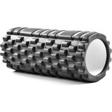 Boldy Foam Roller - Egzersiz Rulosu - Pilates Roller - Masaj Rulosu - Spor Isınma Roller - Masaj Roller - Orta Sert Masaj Köpüğü - Siyah - 33x14 cm.