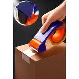 Boldy Koli Bandı Kesme Makinesi - Koli Bandı Kesme Aparatı - Paketleme Bant Kesici - Bant Kesme Aleti - Bant Kesici Aparat - Turuncu - Mavi