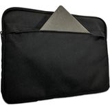 Boldy Laptop Çantası Leptop Çantası Notebook Çantası Fermuarlı Macbook Çantası Laptop Kılıf 13-13.3-14 Inç - Siyah - 13'' - 14''