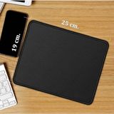 Boldy Mousepad Dikişli - Gaming Pad - Kaymaz Mousepad - Kaymaz Mouse Ped - Fare Pedi - Dikişli Mousepad 25x19 cm. - Siyah