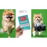 Boldy Pet Pasaport Kılıfı - Evcil Hayvan Pasaport Koruyucu - Pet Pasaportluk - Köpek Pasaport Kılıfı - Evcil Hayvan Pasaport Kılıfı - Şeffaf