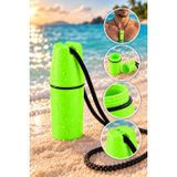 Boldy Su Geçirmez Para Kutusu - Deniz Para Kutusu - Boyunluk Para Kutusu - Waterproof Swim Box - Waterproof Para Kutusu - Neon Yeşil