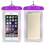 Boldy Su Geçirmez Telefon Kılıfı-Koruyucu Telefon Kılıfı-Waterproof-Sualtı Çekim-Cep Telefonu Su Geçirmez Koruyucu (Mor)