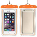 Boldy Su Geçirmez Telefon Kılıfı-Koruyucu Telefon Kılıfı-Waterproof-Sualtı Çekim-Cep Telefonu Su Geçirmez Koruyucu (Turuncu)