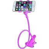 Boldy Telefon Tutucu Akrobat - Esnek Telefon Tutucu - Akrobat Tablet Tutucu - Oynar Başlıklı Telefon Standı - Portatif Telefon & Tablet Tutucu - Mor