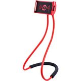 Boldy Telefon Tutucu Boyunluk Akrobat - Esnek Telefon Tutucu - Telefon & Tablet Standı - Portatif Telefon Boyunluğu - Akrobat Boyunluk Tablet Telefon Tutucu - Kırmızı