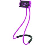 Boldy Telefon Tutucu Boyunluk Akrobat - Esnek Telefon Tutucu - Telefon & Tablet Standı - Portatif Telefon Boyunluğu - Akrobat Boyunluk Tablet Telefon Tutucu - Mor