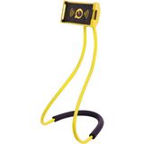 Boldy Telefon Tutucu Boyunluk Akrobat - Esnek Telefon Tutucu - Telefon & Tablet Standı - Portatif Telefon Boyunluğu - Akrobat Boyunluk Tablet Telefon Tutucu - Sarı