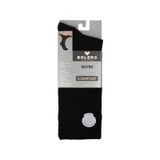 Bolero E18 Unisex Premium Gümüş Diabet Çorap Siyah