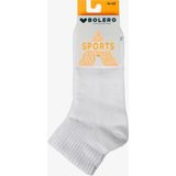 Bolero Erkek Dikişsiz Dry-Fit Kısa Spor Çorap Beyaz - 41 - 45
