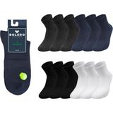 Bolero Erkek Premium Dikişsiz 12'li Bambu Kısa Konç Çorap Mix - 41 - 45 - Karışık