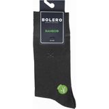 Bolero Erkek Premium Dikişsiz Bambu Çorap Füme Çarpı Desen - 41 - 45