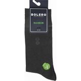 Bolero Erkek Premium Dikişsiz Bambu Çorap Füme Noktalı Kare Desen - 41 - 45