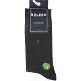 Bolero Erkek Premium Dikişsiz Bambu Çorap Füme Üç Çizgi Desen - 41 - 45