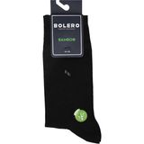 Bolero Erkek Premium Dikişsiz Bambu Çorap Siyah Merdiven Desen - 41 - 45