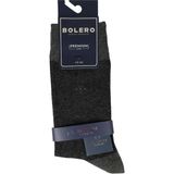 Bolero Erkek Premium Dikişsiz Pamuk Çorap Antrasit Jakar Kare Desen - 40 - 42