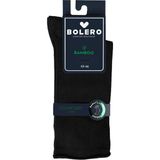 Bolero Erkek Premium Roll Top Lastiksiz Dikişsiz Bambu Çorap Siyah - 43 - 46