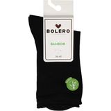 Bolero Kadın Premium Dikişsiz Bambu Çorap Düz Siyah 36-40 Beden Yumuşak ve Konforlu Kullanım - 36 - 40
