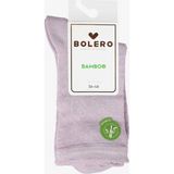 Bolero Kadın Premium Dikişsiz Bambu Çorap Şal Desen Lila - 36 - 40