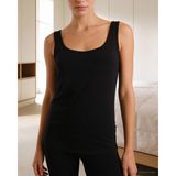 Bolero Kadın Premium Lyocell Kalın Askılı Atlet Siyah - 2XL