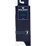 Bolero Premium Dikişsiz Yazlık Nokta Desenli Lacivert Bambu Erkek Çorap