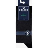 Bolero Premium Dikişsiz Yazlık Nokta Desenli Siyah Bambu Erkek Çorap
