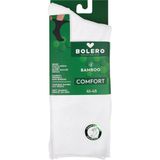 Bolero Unisex Bambu Diyabetik Şeker Çorabı Beyaz - 41 - 45
